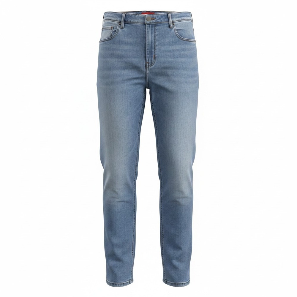 Tommy Bahama Straight Leg Jeans Mens 44x34 Light Wash Stretch Denim Tencel